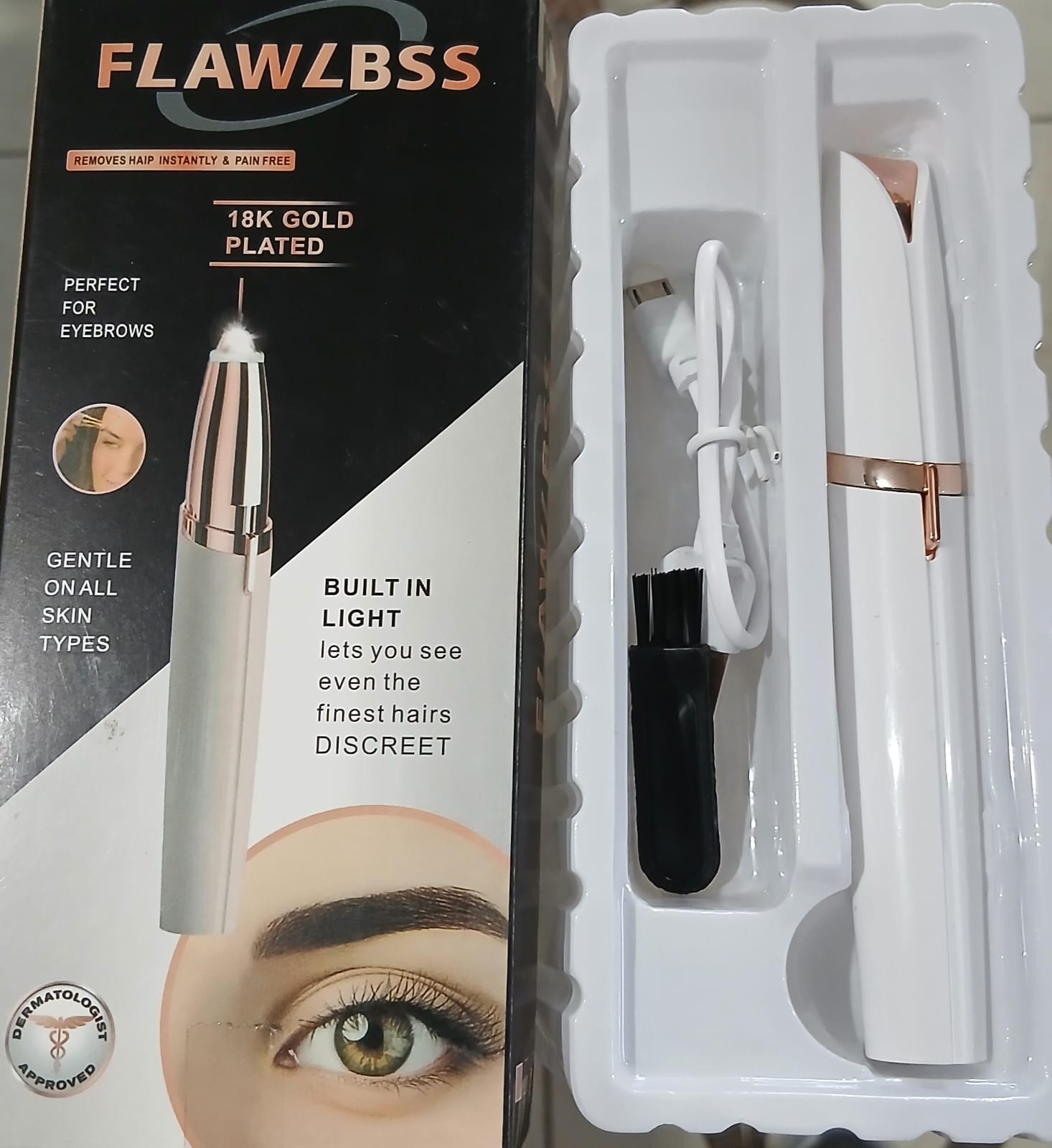 DEPILADOR PARA DISEÑOS EN CEJAS